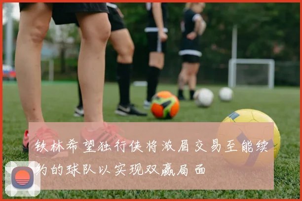 铁林希望独行侠将浓眉交易至能续约的球队以实现双赢局面
